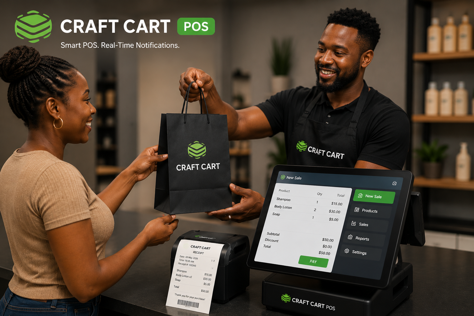 Craft Cart digital operations workflow preview